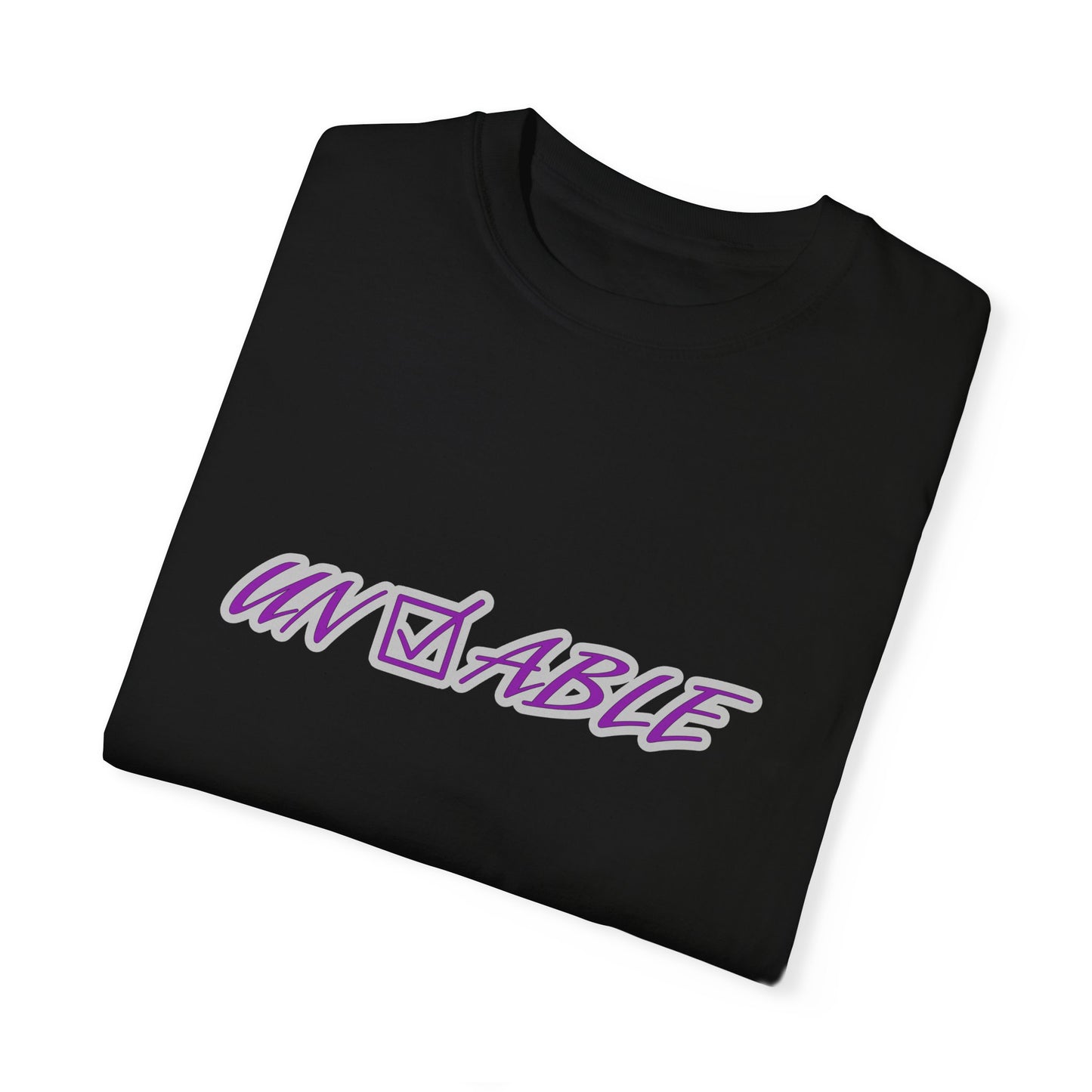 Uncheckable Purple Unisex Garment-Dyed T-shirt